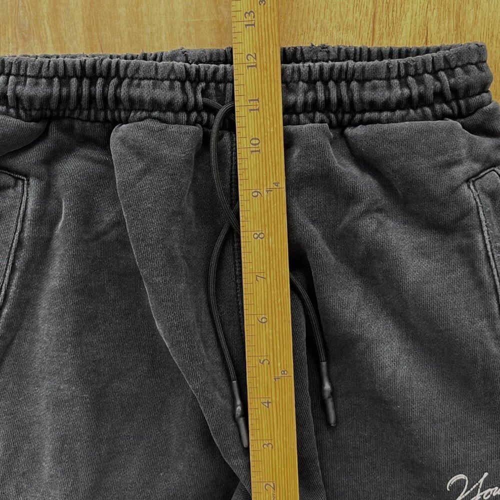 YOUNG LA SWEATPANTS JOGGERS WOMEN’S sz L Gray Drawstring High Rise - Picture 11 of 13